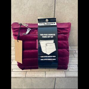 NWT Steve Madden Two-Piece Cosmetic Travel Gift Set